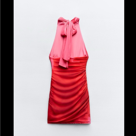 PRINTED TULLE DRESS - Picture 14 of 17